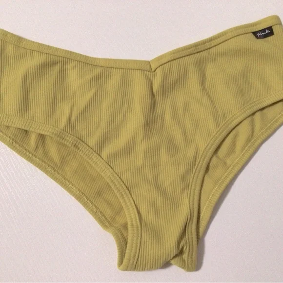 VS PINK~Ribbed Cotton Bikini Panties~6 Panties~NWT - Picture 3 of 9